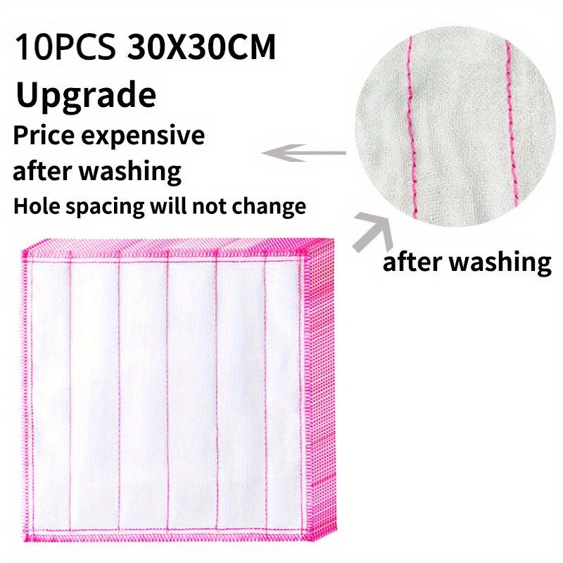 

10pcs Absorbent Microfiber Dishwashing Cloth - Non Woven Dishwashing Towels, Pads, and Cloths - Kitchen Accessories