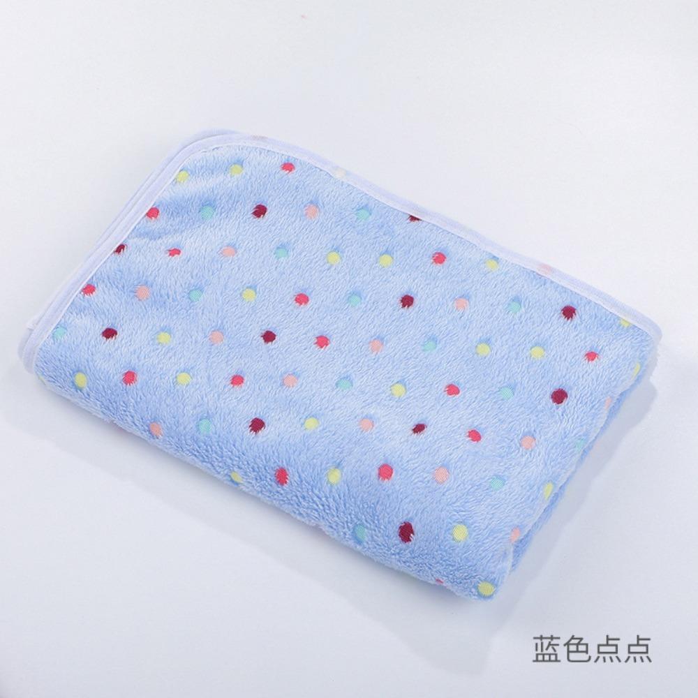 Pet Blankets, Kennel Pads, Dog Blankets, Autumn and Winter Warm Blankets, Coral Fleece