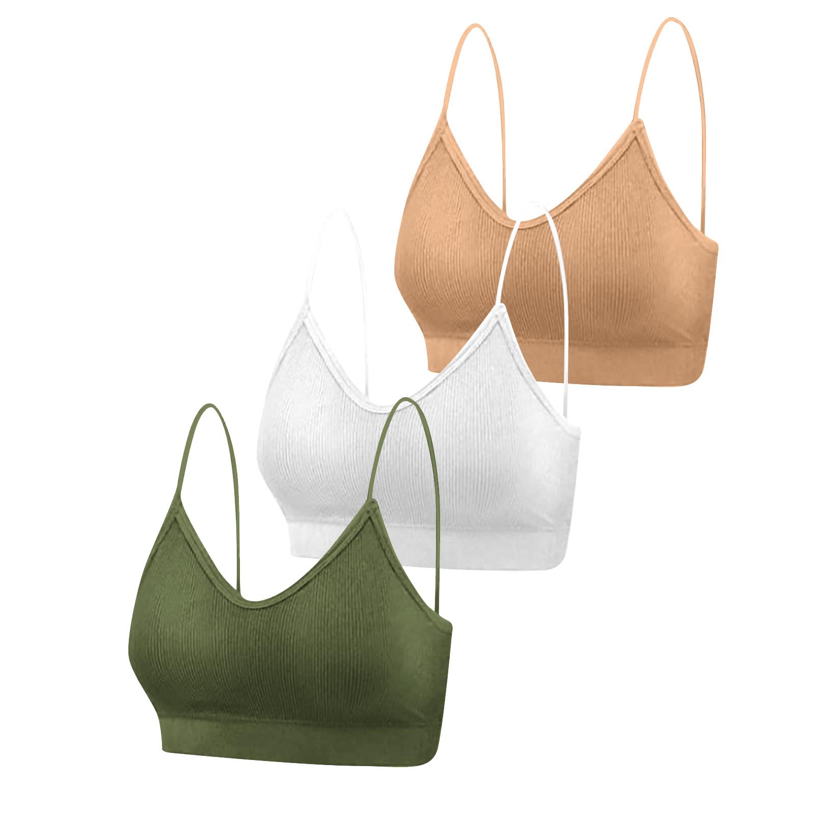 

6 шт. Бюстгальтер с V-образным вырезом Бесшовный мягкий камзол-бандо Спортивный бюстгальтер Бюстгальтер для сна Large белый