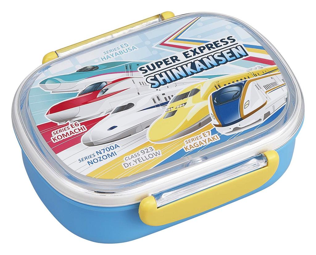 OSK Shinkansen Lunch Box with 360ml Made in Dishwasher and Microwave Locking Stylish and Suitable for and Inner, Capacity, Japan, Safe, Gasket, Cool,