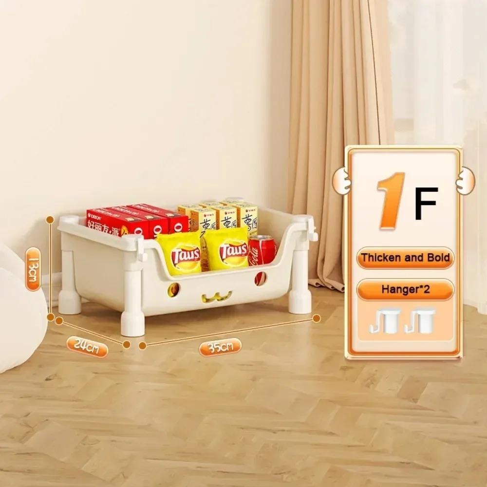 Spielzeug-Aufbewahrungswagen, Bücherregal, Snack-Rack für Kinder, Aufbewahrungs-Organizer, Badezimmer-Zubehör, Schrank-Organizer, Küchenaufbewahrung