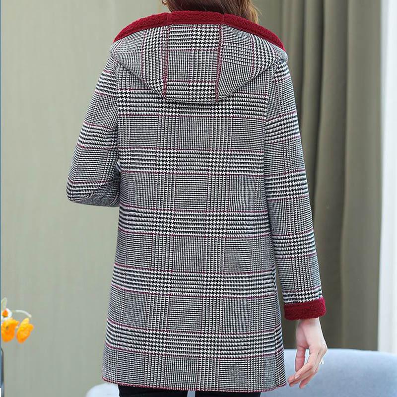 Jas voor dames Winter fluwelen jas Oversized fleece jas Verdikte hoodies jas Warme jas Losse casual windjack damesjas