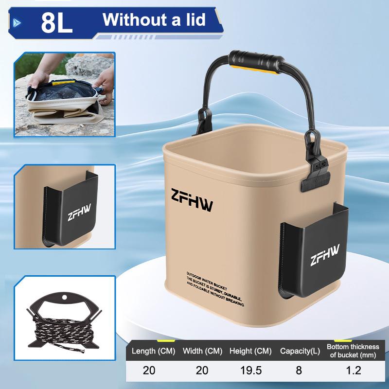 

1 Pc Fishing Bucket Fishing Lure Wild Fishing Folding Multifunctional Portable Fish Guard Fish Bucket Portable Outdoor Fish Box