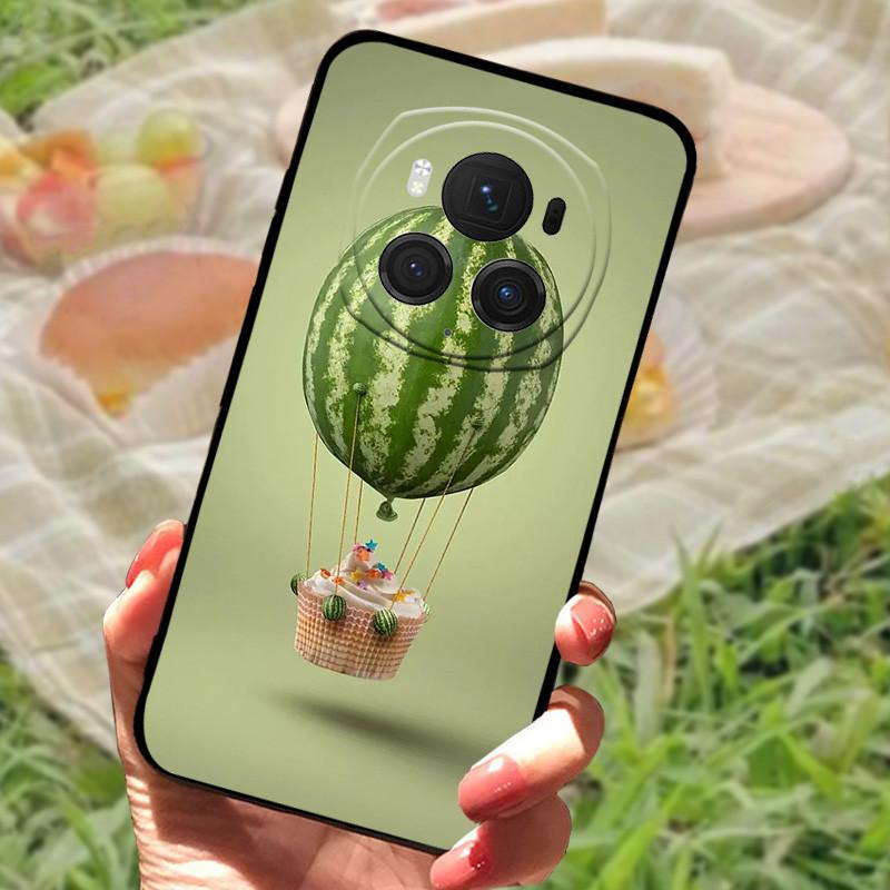 Für Honor Magic6 Pro Hülle Abdeckung Honor Magic6 Silikon Weich Marmor Schwarz Stoßstange Funda Coque für Honor Magic 6 Pro Vollständig Schützend