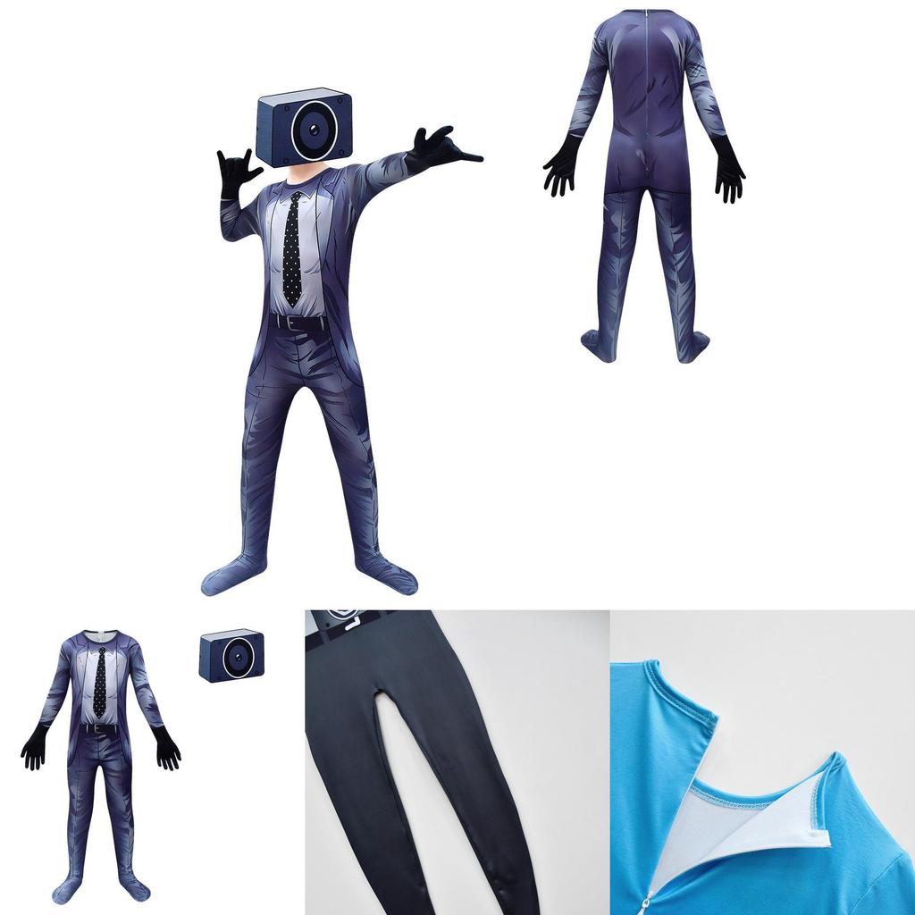 Neuheit Cartoon Fernseher Toilettenmann Cosplay Body für Kinder 4713