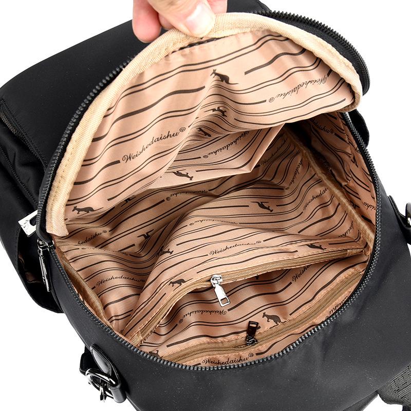 Women's Oxford Cloth Dual-Use Backpack: 2025 Large Capacity Casual Mummy Bag for Travel