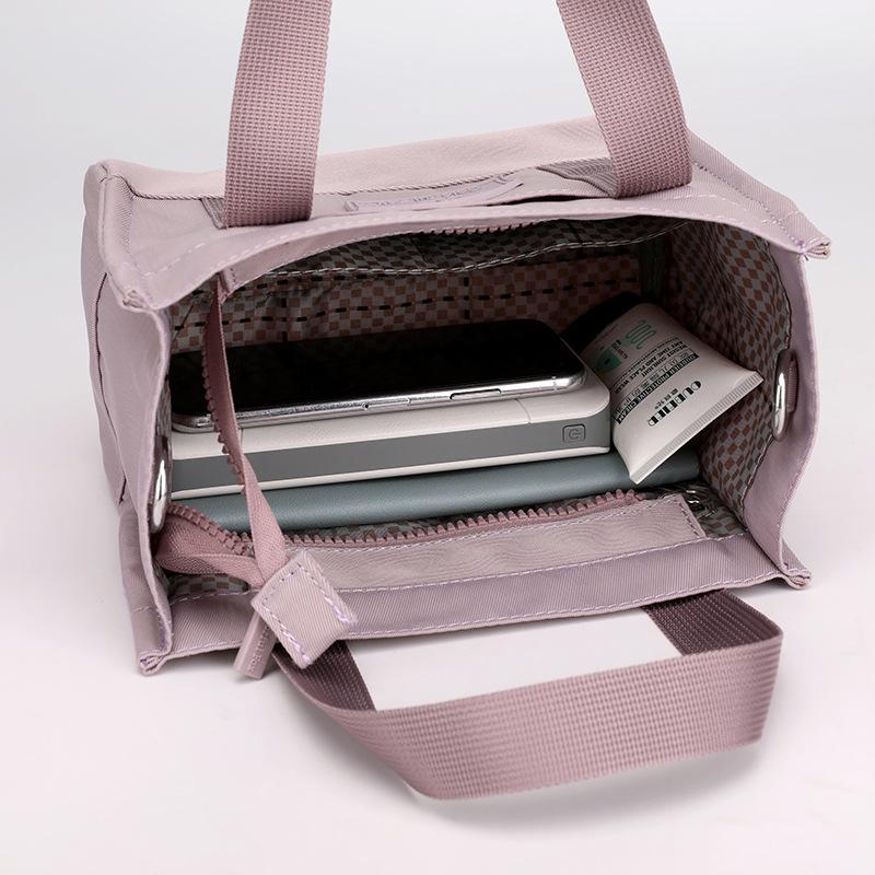 Waterproof nylon women's bag shopping portable versatile shoulder bag fashionable simple personalized messenger bag