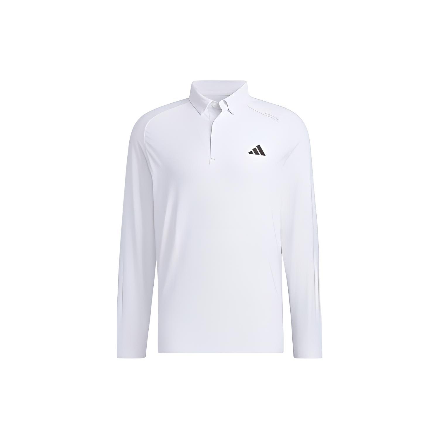 Adidas Polo Shirts Men s White Polo Collar Moderate Straight Fit HZ6042 M