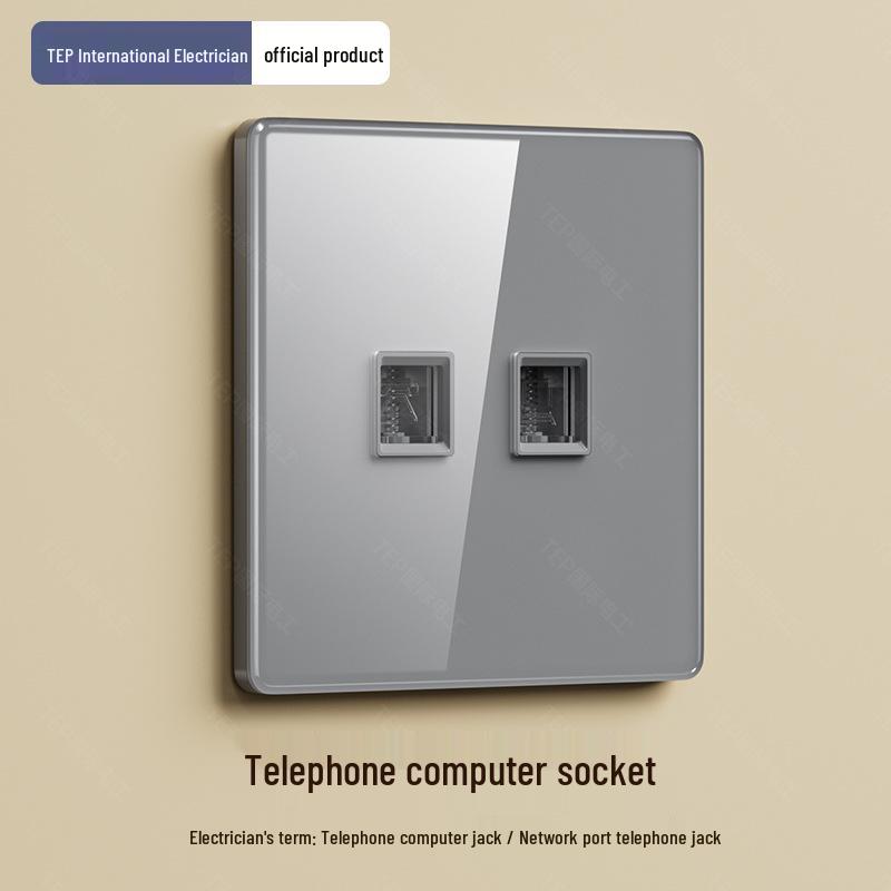 Mijia Smart Voice-Control Gray Glass Wireless Light Switch with Bluetooth