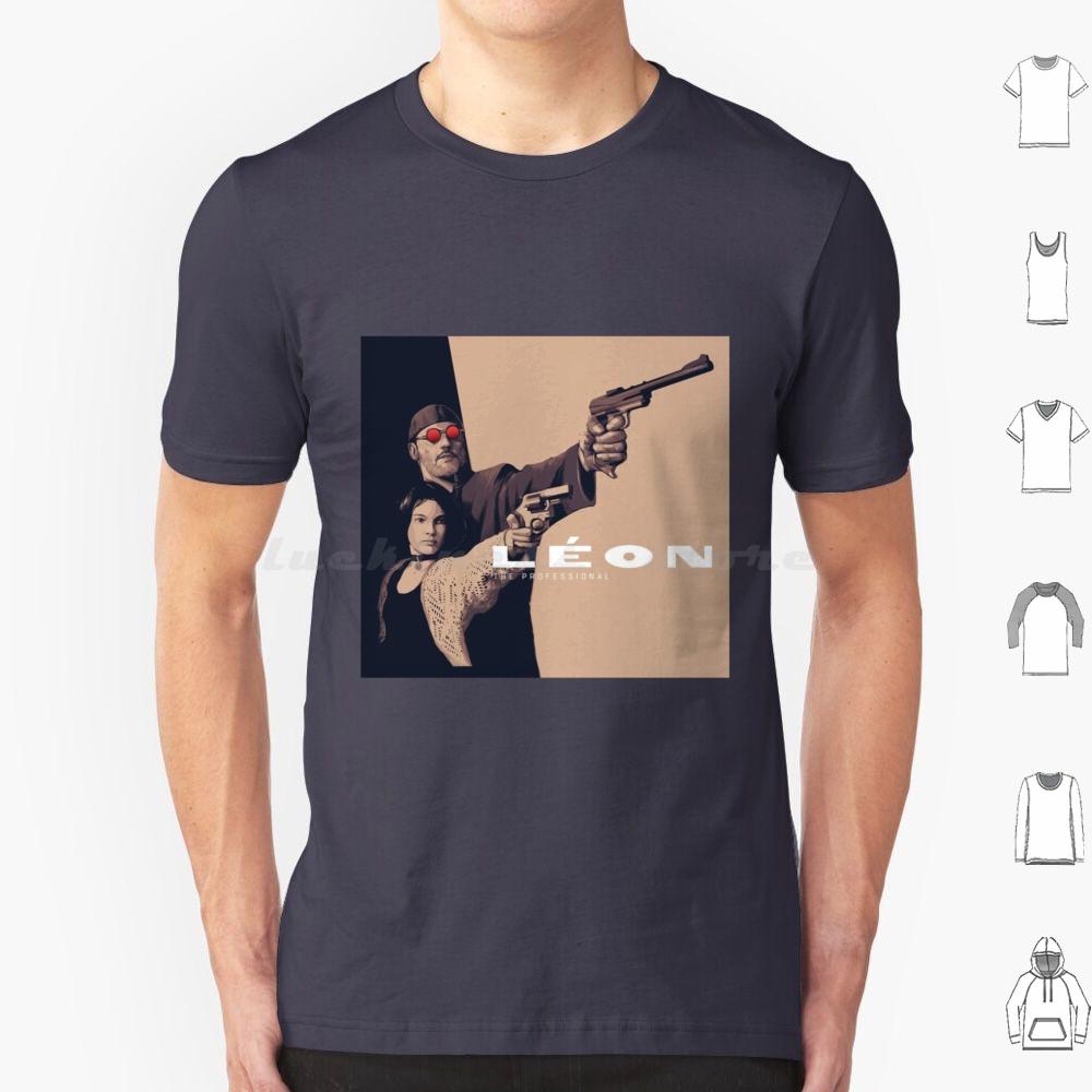 Leon The Professional T Shirt 6xl Cotton Cool Tee Leon Leon The Professional Movie Mathilda Natalie Portman Film Jean Reno The