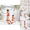 Santa Claus Reindeer Snowman Wooden Tabletop Ornament For Holiday Scene Setting
