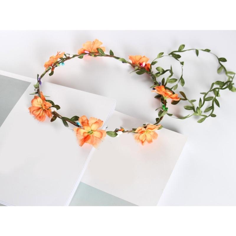Blumenkränze Krone Haarkranz Blumenstirnbänder Braut Blumenkrone Hochzeit