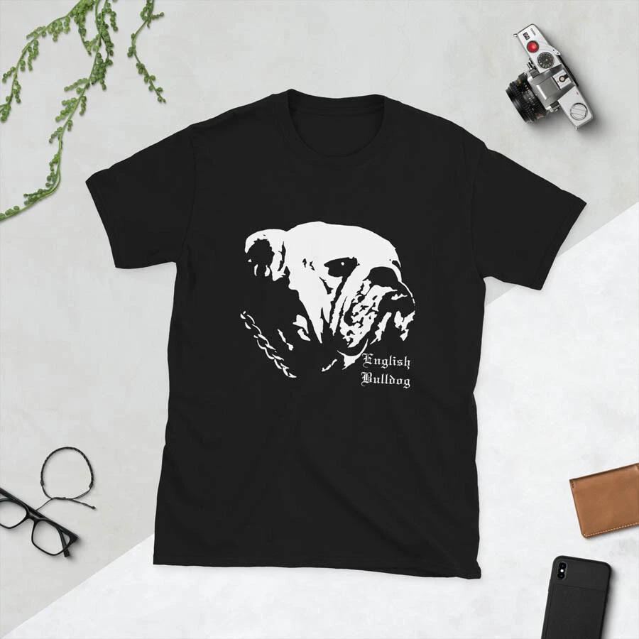 

English Bulldog A Funny Pet Animal Dog Lovers Short-Sleeve Unisex T-Shirt 2XL
