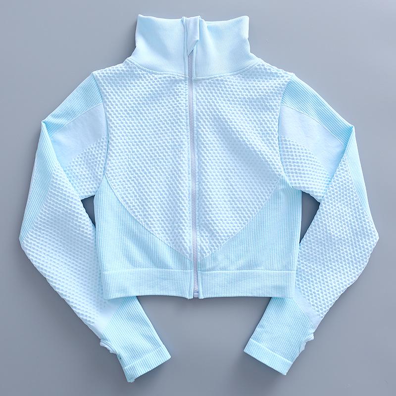 Plus Size Zipper Yoga Set: European/American Autumn/Winter Long Sleeve Fitness & Running Sportswear for Women