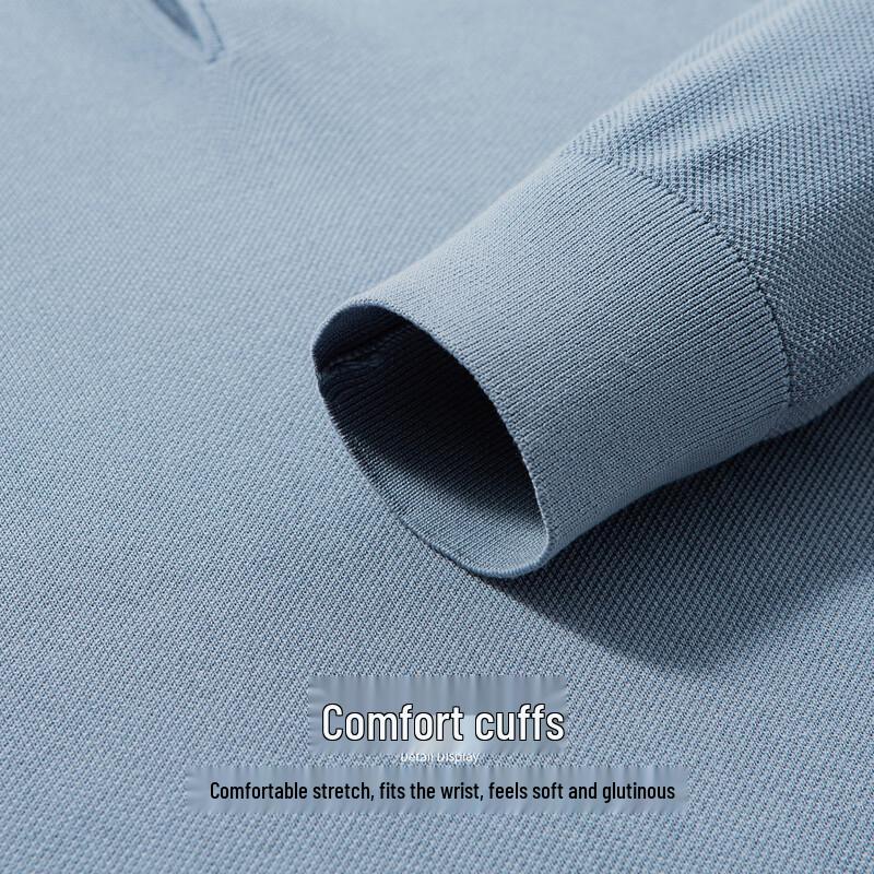 Hodo Men's Silk & Lyocell Polo Knit Sweater