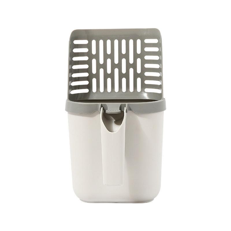 

Совок для кошачьего туалета с держателем для мешка для какашек Интегрированная съемная глубокая лопатка для кошачьего туалета Туалет для котят Товары для кошек Arenero Gato