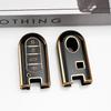 Soft Gold Edge TPU Car Remote Key Cover Case Shell Fob for Toyota Rush Daihatsu Tanto LA600S LA800S LA610S LA150S Perodua Key Protector Accessor