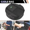 Wasserdichte Aufbewahrungstasche für EV-Ladekabel, tragbarer Organizer-Koffer für Ladekabel von Elektrofahrzeugen, Autozubehör, strapazierfähiges Nylon