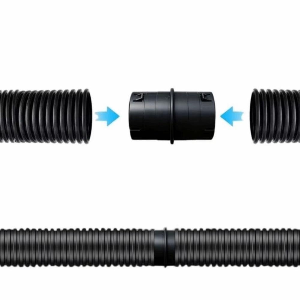 4-inch Pipe Internal Coupling Durable Drainage Adapter Fitting PVC Pipe Joint Corrugated  Boat