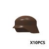Military Building Blocks Accessories Soldier Figures Soviet Helmets Guard Hat Navy Pirate Firefighter Army Hats Mini Bricks Toys