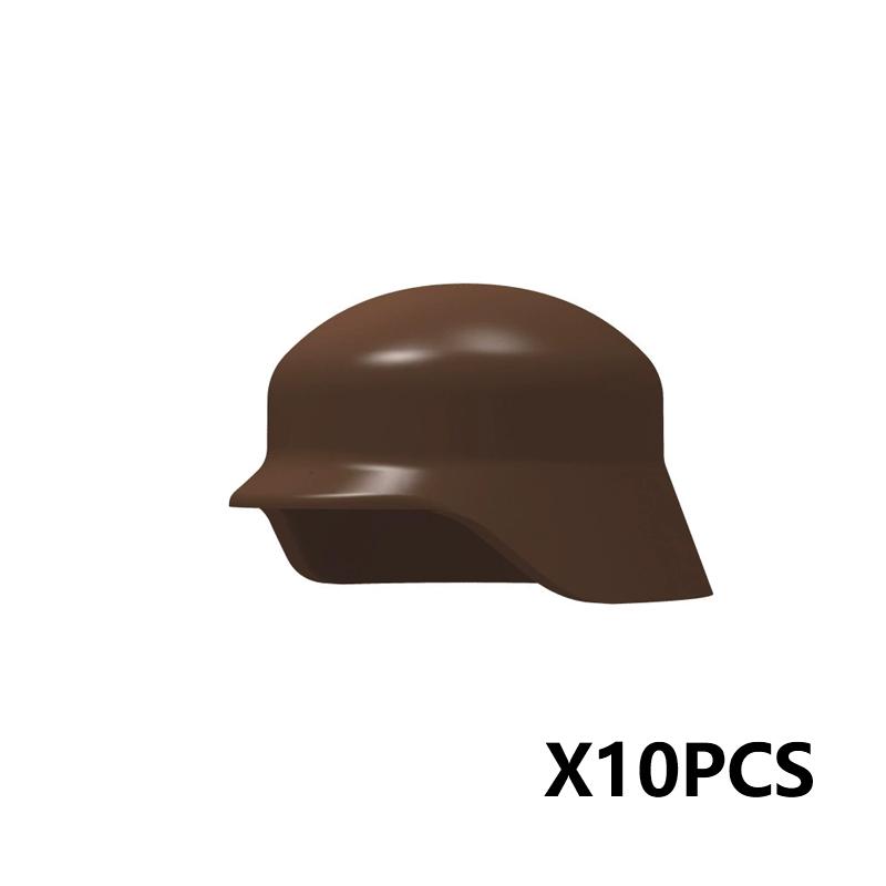 Military Building Blocks Accessories Soldier Figures Soviet Helmets Guard Hat Navy Pirate Firefighter Army Hats Mini Bricks Toys