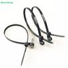 Releasable Black Plastic Cable Ties - Adjustable Self-Locking Zip Ties for Organizing Wires, Cables & DIY Projects