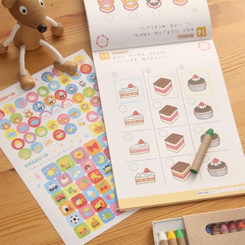 Gakken Staful Study Book Work Set for 3-Year-Olds: Letters, Numbers, and Wisdom Z14401