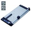 Carl Office Paper Cutting Machine Paper Cutter Compatible with A2 15 Sheets Cutting Silver DC-250