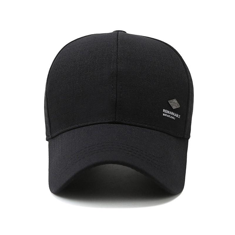 Cotton Baseball Cap With Sun Protection Adjustable For Outdoor Casual Men