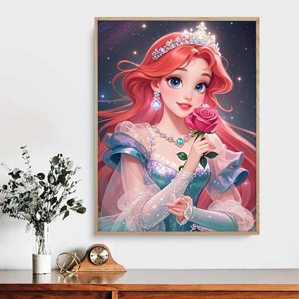 DIY Diamond Painting There Are No Mermaid Princesses or Flowers Cross Stitch Kit Mosaic Art Diamond Painting Full Circle Diamond Home Decoration