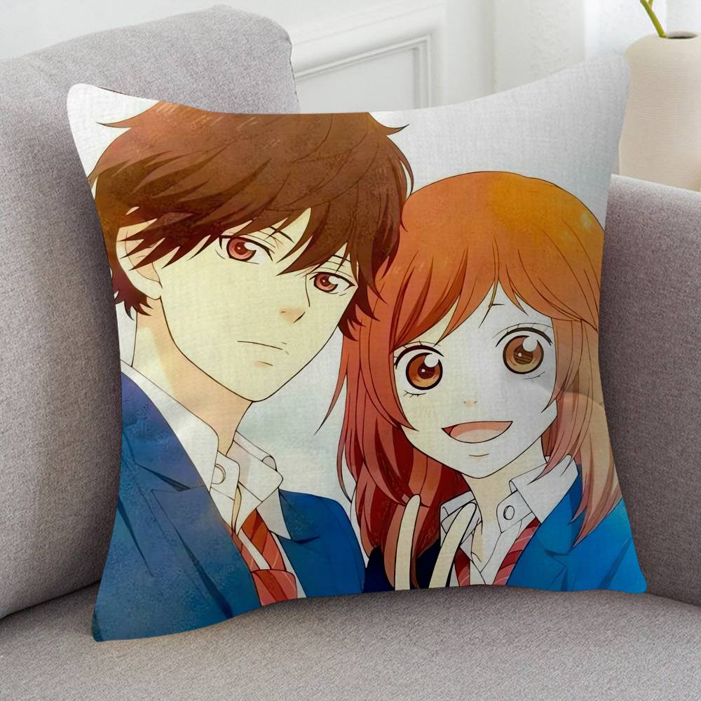 Anime Ao Haru Ride Game For Cartoon Print Peripheral Pillow Case Cushion Cover Home Decor Birthday Gift Pillowcover