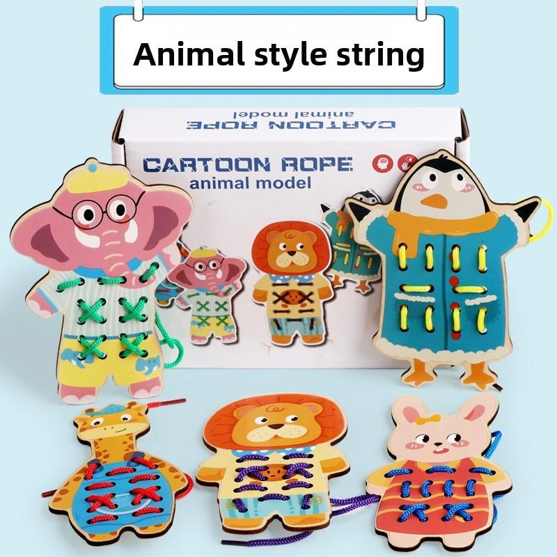 

Wooden Educational Toy For Toddlers With Fine Motor Skill Development For Early Learning Animal