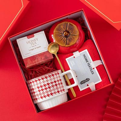 New Year Ceramic Gift Mug Set H41