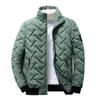 Men S Short Stand Collar Casual Cotton Jacket For Winter