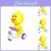 Plastic Pushback Kids Toy Car With Cartoon Duck Design For Developing Motor Skills And Parentchild Play