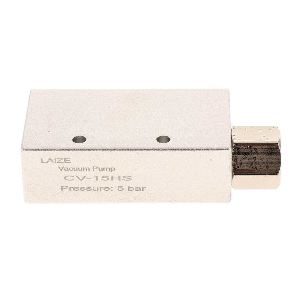 CV-15HS Vacuum Generator Anti-Corrosion for School Home Precision Threads Vacuum Ejector