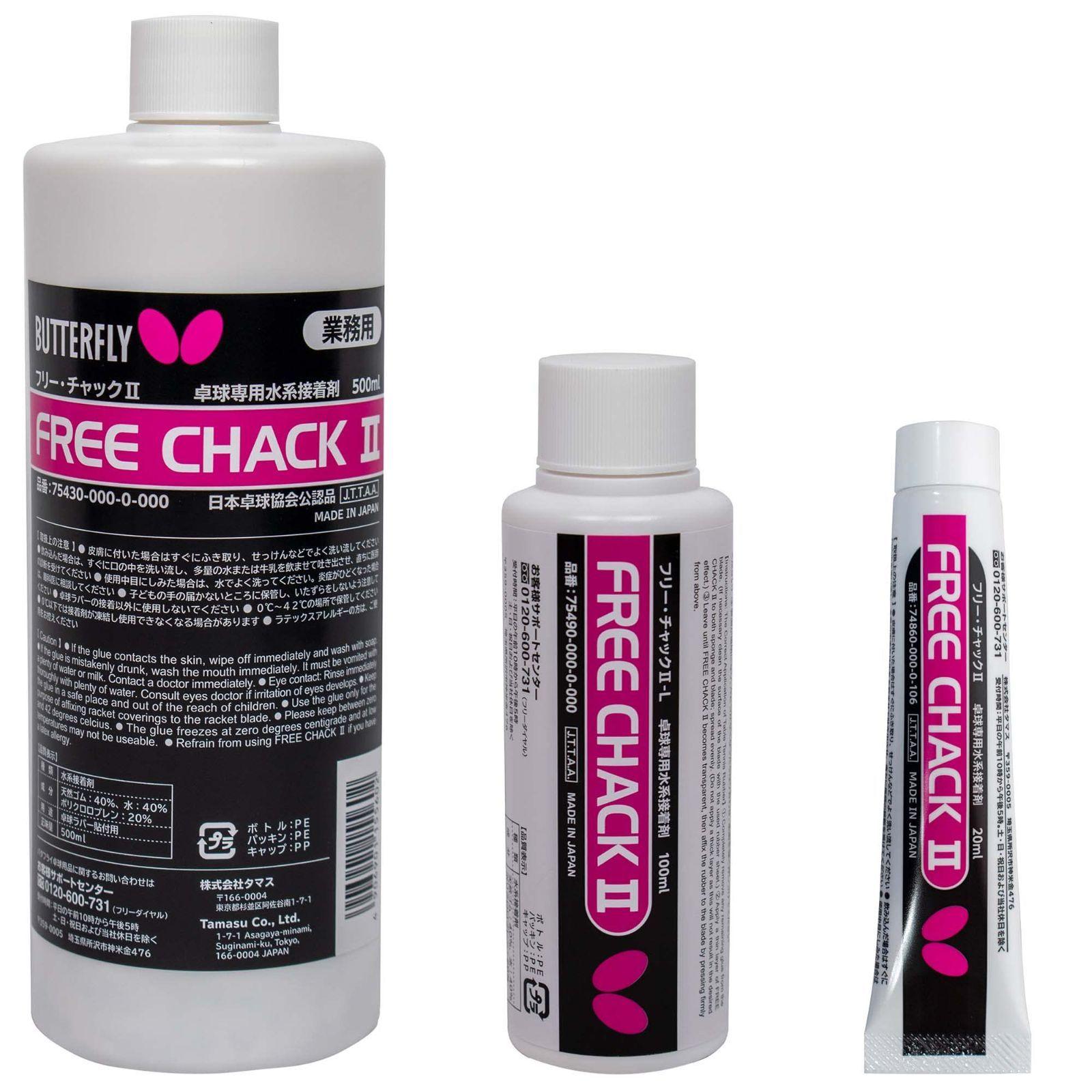 Used [Special Sale] 100ml Free Chuck 2-L Adhesive for Rubber Pasting 75490 Table Tennis Butterfly