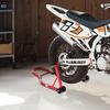 Motorcycle Stand Lift 850 Lbs Rear Spoolift Paddock Swingarm Arm Red