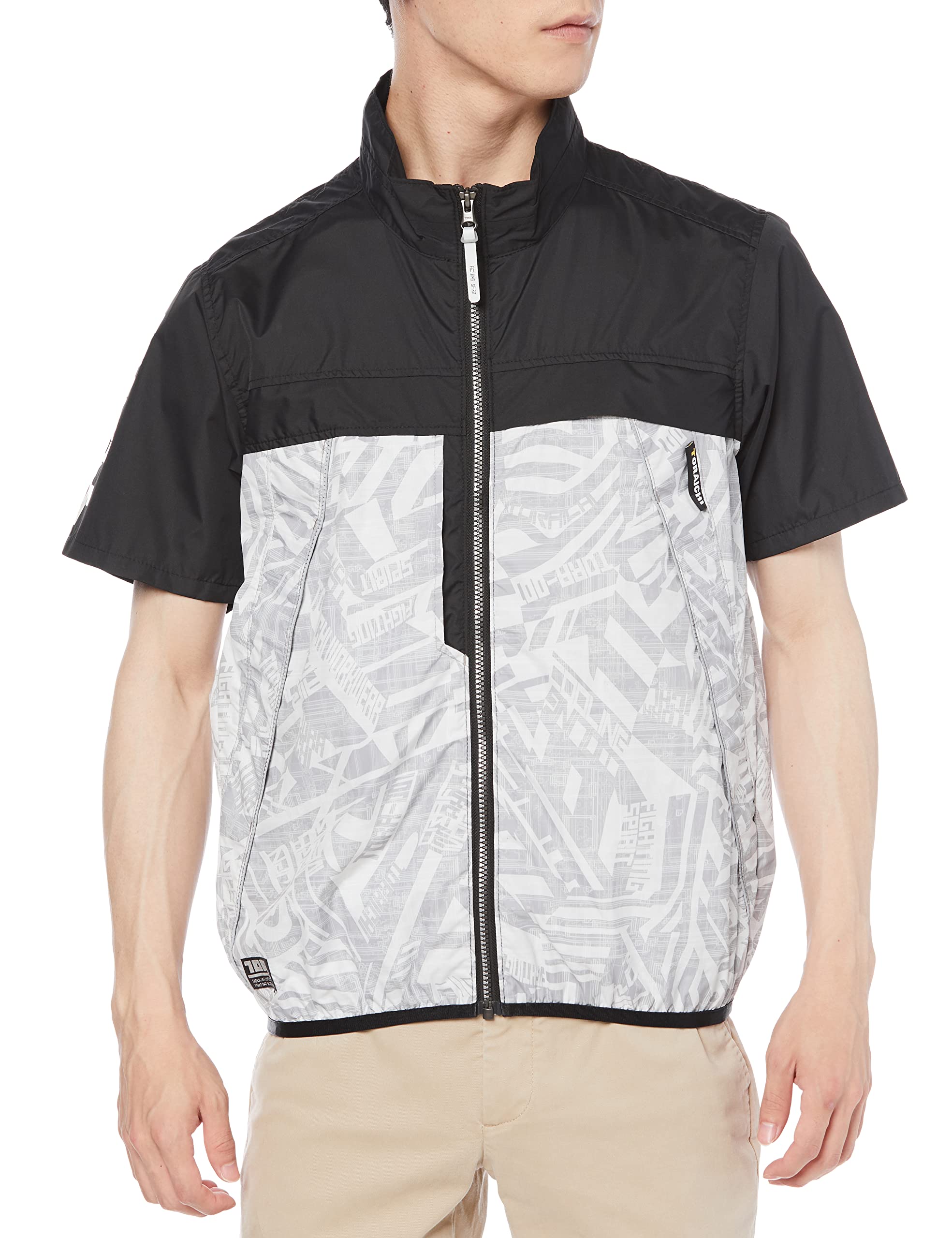 

Air Short Sleeve Fan Compatible Fan Work S [Toraichi] Jacket, Jacket, Wear, Clothes, Men s, 1077-116, 37-Silver,