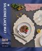 Nordic Silicone Embossed Lace Heat-Resistant Mat - Placemat, Teacup, Bowl, Pot, and Dinner Plate Accessory