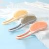 Curved Handle Scalp Massage Brush Smooth Bristles Anti-static Grooming Hairbrush Comfortable Hairdressing Comb Daily Hair Care