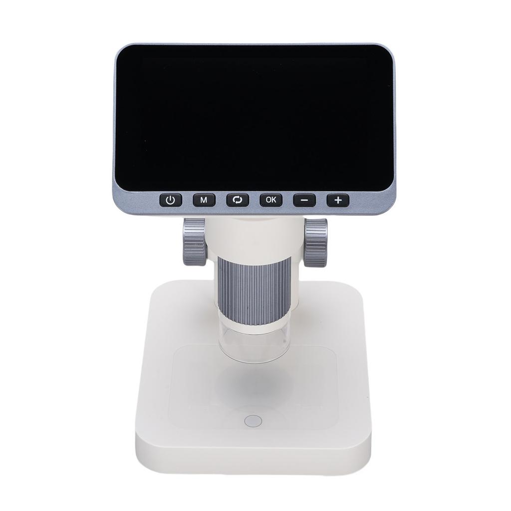 Electronic Microscope with 8 LED Lights 12MP 4.5 Inch Screen 5-32X Magnification Digital Magnifying Glass
