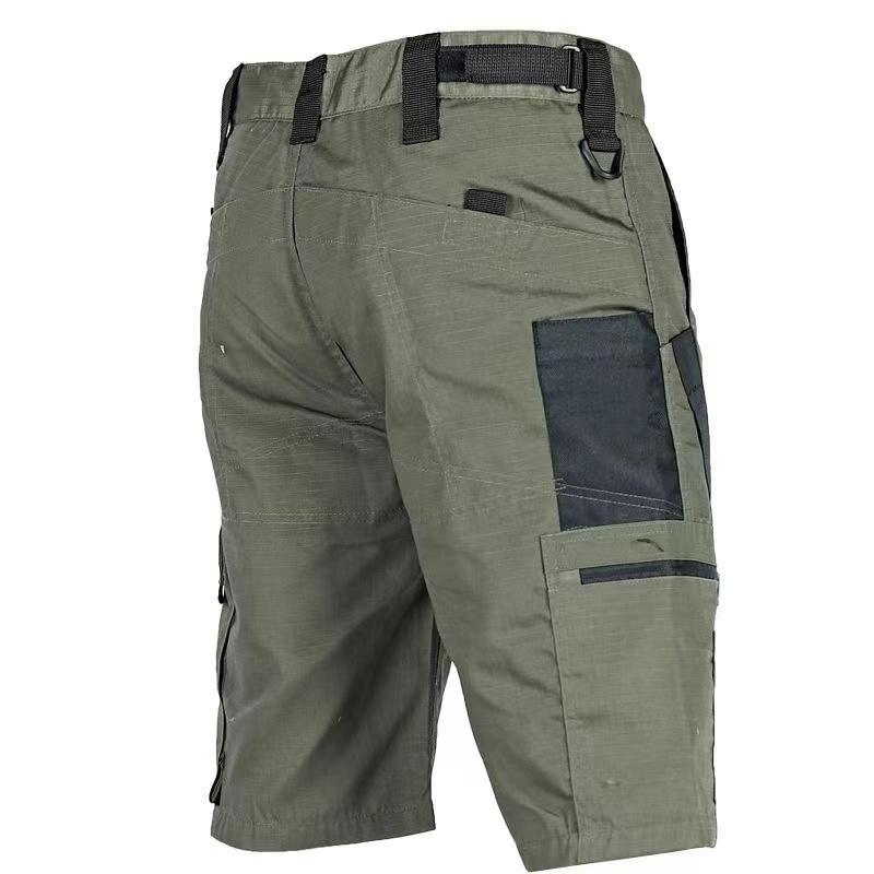 New Summer Tactical Shorts Men Outdoor Camouflage Webbing Waist Military Mens Shorts Multi-pockets Cargo Short Men