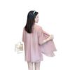 Chiffon Patchwork Plus Size Summer Suit: Wide-Leg Shorts & Blazer Set for Women, 2026