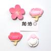 Cherry Blossom Shaped Cute Decorative Note Holder Message Sticker Fridge Magnets Board Stickers