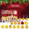 Dowmoo Christmas Rubber Duck Advent Calendar Little Duck 24-Panel Cartoon Blind Box Gift
