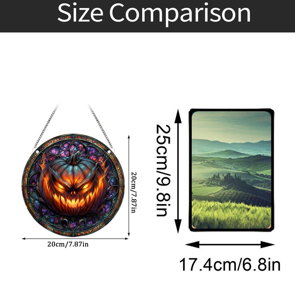 Halloween Decorative Pendant Window Sun Capture Decoration, As A Gift Decorative Pendant, Festive Atmosphere Pendant