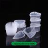 JINGRX Disposable Heart-Shaped Sauce Cups