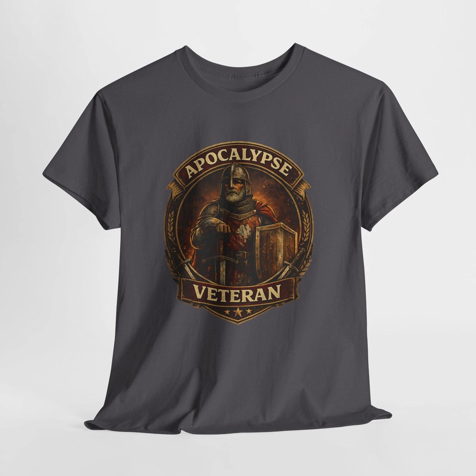 Apocalypse Veteran Children s Children s T  Children s T-shirt | Knight Armor Emblem, Post-Apocalyptic 130