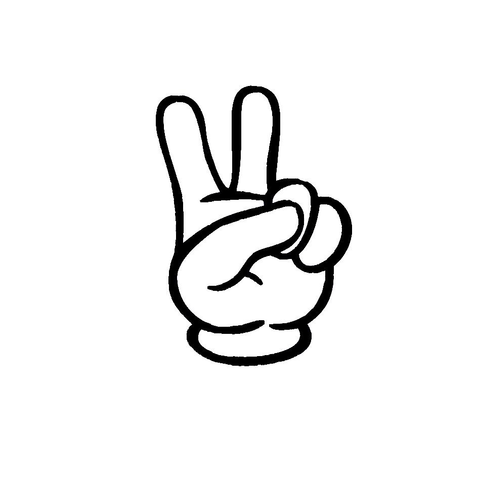 LYKX Victory Gesture Sign Motorcycle Funny Stickers Fuel Tank Waterproof Helmet Vinyl Decal